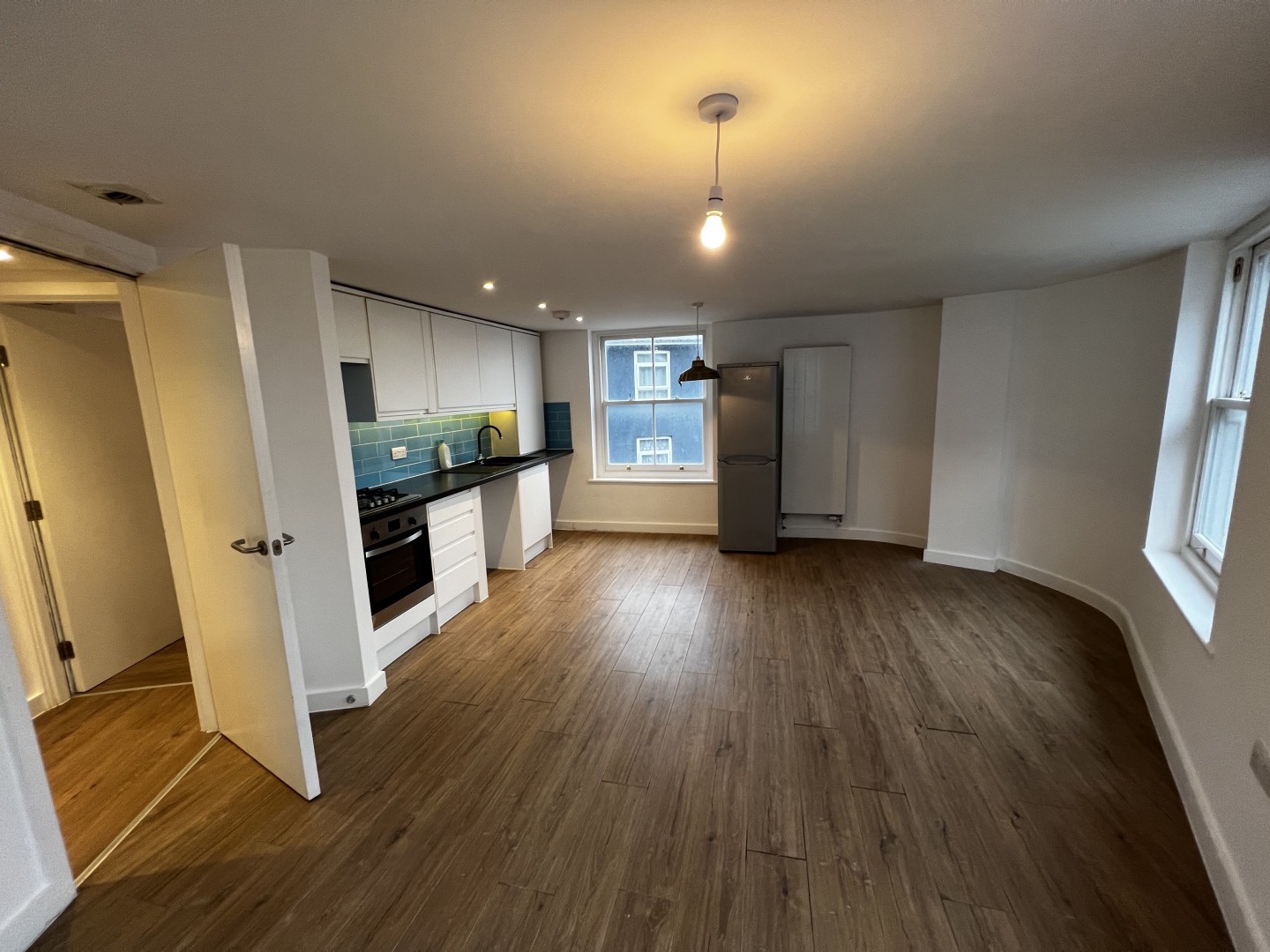 Open plan kitchen/living space